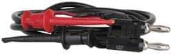 Pomona - Black/Red Electrical Test Equipment Clip - Use with Banana Plugs - Top Tool & Supply