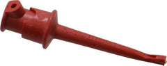 Pomona - Red Electrical Test Equipment Clip - Use with Minigrabbers - Top Tool & Supply