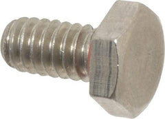 APM HEXSEAL - 1/4-20, Grade 18-8 Stainless Steel, Self Sealing Hex Bolt - Passivated, 1/2" Length Under Head, Silicone O Ring, UNC Thread - Top Tool & Supply