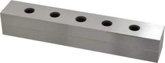 Value Collection - 6" Long x 1" High x 1/2" Thick, Tool Steel Two Face Parallel - 0.0003" Parallelism, Sold as Individual - Top Tool & Supply