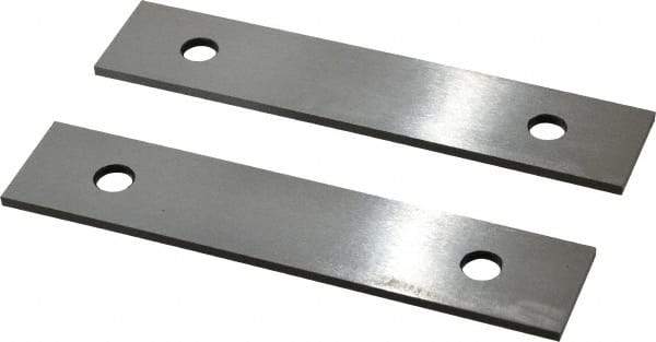 Value Collection - 6" Long x 1-1/4" High x 1/8" Thick, Tool Steel Parallel - 0.0002" Parallelism, Sold as Matched Pair - Top Tool & Supply