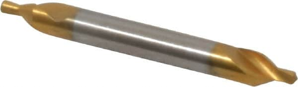 Guhring - 1.6mm Body Diam, 60°, 35.5mm OAL, High Speed Steel Spotting Drill - Top Tool & Supply