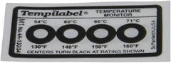 Tempil - 54/60/66/71°C Temp Indicating Label - Top Tool & Supply