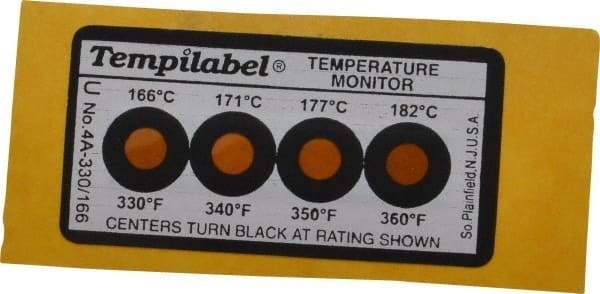 Tempil - 166/171/177/182°C Temp Indicating Label - Top Tool & Supply