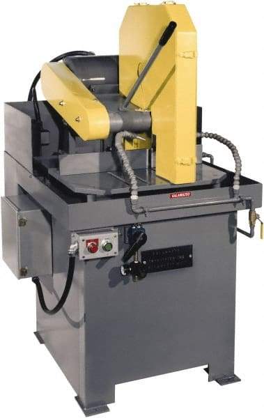 Kalamazoo - 20" Blade Diam, 1" Arbor Hole, Straight Chop & Cutoff Saw - 1,550 RPM, 20 hp, 220/440 Volts, 3 Phase - Top Tool & Supply