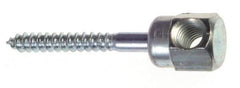 ITW Buildex - 3/8" Zinc-Plated Steel Horizontal (Cross Drilled) Mount Threaded Rod Anchor - 5/8" Diam x 2" Long, 1,725 Lb Ultimate Pullout, For Use with Wood - Top Tool & Supply