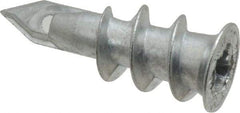 Buildex - #6 to 8 Screw, 7/16" Diam, 1-1/4" Long, 3/8 to 3/4" Thick, Self Drilling Drywall & Hollow Wall Anchor - Zinc Plated, Zinc, Grade 3, Use in Drywall - Top Tool & Supply