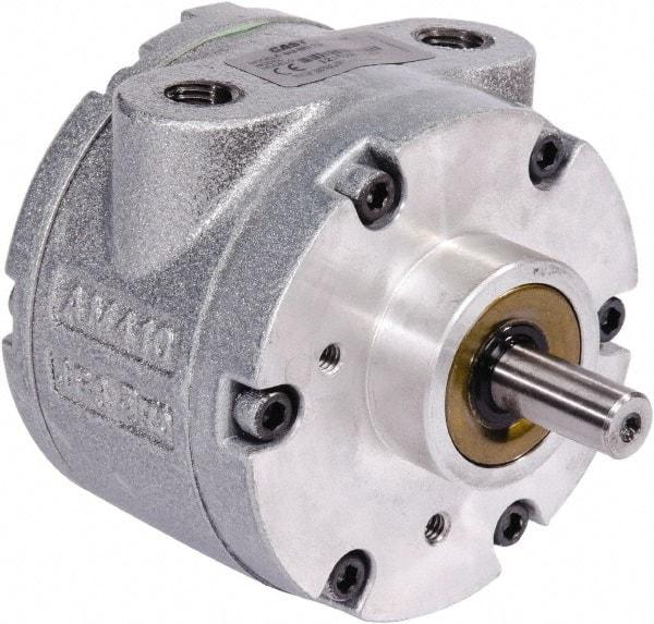 Gast - 1.7 hp Reversible Face Air Actuated Motor - 0:00 Gear Ratio, 3,000 Max RPM, 1.12" Shaft Length, 1/2" Shaft Diam - Top Tool & Supply