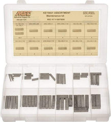 Value Collection - Key & Keyway Assortments Type: Keyway Maintenance Kit Number of Pieces: 58 - Top Tool & Supply