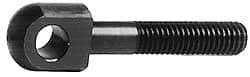 Gibraltar - 3/8-16, 2" Thread Length, 3/8" Hole Diam, Steel, Swing Bolt - Black Oxide Finish, Grade 1045, 1/2" Head Thickness, 3-1/2" Hole Center to End - Top Tool & Supply