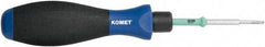 Komet - TP10 Torx Plus Drive, Flag Handle Driver for Indexable Tools - Compatible with Clamp Screws, Insert Screws - Top Tool & Supply