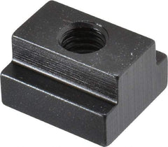 TE-CO - 1/2-13 Blind Tapped T Slot Nut - 11/16" Slot Width, 1-1/8 x 7/16" Base Width x Height, 1-1/4 x 3/4" OAL x Height - Top Tool & Supply