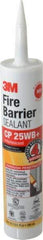 3M - 10.1 oz Cartridge Red Acrylic & Latex Caulk - -20 to 180°F Operating Temp, 10 min Tack Free Dry Time, Series CP 25WB - Top Tool & Supply