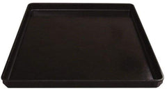 MFG Tray - 200 Lb Load Capacity Black Fiberglass Tote Container - Stacking, 26" Long x 20" Wide x 1-1/2" High - Top Tool & Supply