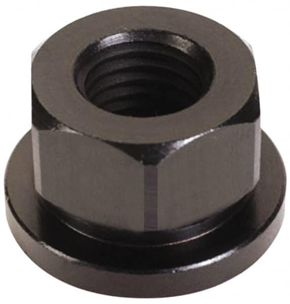 TE-CO - M10x1.50, 22mm Flange Diam, 13mm High, 17mm Across Flats, Flange Nut - Top Tool & Supply