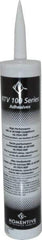 Momentive Performance Materials - 10.1 oz Tube Silver RTV Silicone Joint Sealant - 400°F Max Operating Temp, 20 min Tack Free Dry Time, 24 hr Full Cure Time, Series RTV100 - Top Tool & Supply