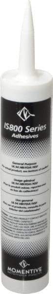 Momentive Performance Materials - 10.1 oz Tube Black RTV Silicone Joint Sealant - -50 to 200°C Operating Temp, 25 min Tack Free Dry Time, 24 hr Full Cure Time, Series IS800 - Top Tool & Supply