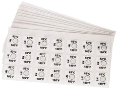 Tempil - 54°C Temp Indicating Label - 1 Rating - Top Tool & Supply