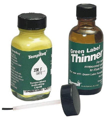 Tempil - 1,250°F Temp Indicating Liquid - 2 Ounce Container, 677°C - Top Tool & Supply