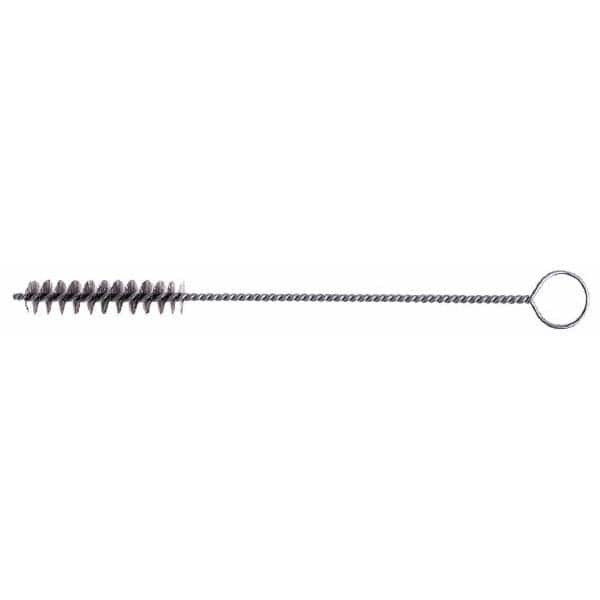 Red Head - 4" Long x 1/2" Diam Nylon Spiral Brush - Top Tool & Supply