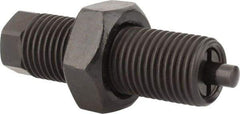 De-Sta-Co - 7/32" Stroke Len, 0.02 Cu In Volume, 0.11 Sq In Effective Piston Area, Hydraulic, Single Acting, Threaded Body Clamp Cylinder - 279 Lb at 3,000 psig Max Output, 1.41" Body Thread Len, 1.66" OAL, 0.19" Projection Len, 0.15" Projection Diam - Top Tool & Supply