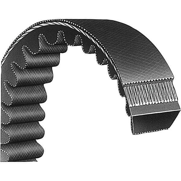 Bando - Section V, 2-3/4" Wide, 126" Outside Length, V-Belt - Neoprene Rubber, Black, Variable Speed, No. 4430V1250 - Top Tool & Supply