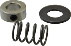 TE-CO - 5/8" Size, Black Oxide Coated Washer Clamp Support - Includes Shaft Collar, Spring & Washer - Top Tool & Supply