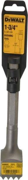 DeWALT - 1-3/4" Head Width, 10" OAL, 1" Shank Diam, Bushing Tool Chisel - Hex Shank, Steel - Top Tool & Supply