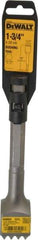 DeWALT - 1-3/4" Head Width, 10" OAL, 1" Shank Diam, Bushing Tool Chisel - Hex Shank, Steel - Top Tool & Supply