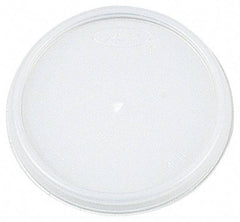 DART - Dart Lids for 12 oz Hot/Cold Foam Cups, Vented - White - Top Tool & Supply