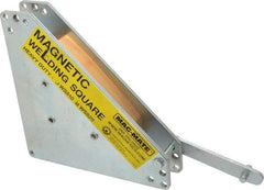 Mag-Mate - 8" Wide x 1-5/8" Deep x 8" High, Rare Earth Magnetic Welding & Fabrication Square - 325 Lb Average Pull Force - Top Tool & Supply