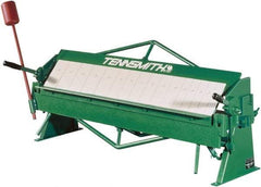 Tennsmith - 48-1/4 Inch Bending Length, Bench Machine Box and Pan Brake - 61 Inch Wide, 22 Inch Deep, 31 Inch High - Top Tool & Supply