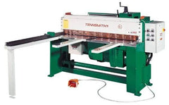 Tennsmith - 73 Inch Long Blade, Electric Power Floor Shear - 92 Inch Wide x 27 Inch Deep x 56 Inch High, 0.0787 Inch Stainless Steel Capacity, 0.1378 Inch Mild Steel Capacity, 30 Inch Back Gauge Range - Top Tool & Supply