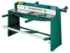 Tennsmith - 52-1/4 Inch Long Blade, Manual Power Floor Shear - 61 Inch Wide x 36 Inch Deep x 42 Inch High, 0.0394 Inch Stainless Steel Capacity, 0.0630 Inch Mild Steel Capacity, 30 Inch Back Gauge Range - Top Tool & Supply