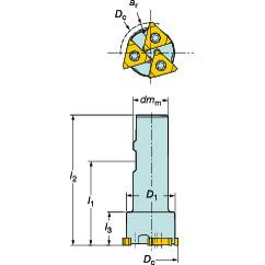 328-044B25-13M Grooving Cutter - Top Tool & Supply