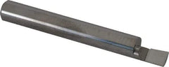 Accupro - 0.23" Min Bore Diam, 0.4" Max Bore Depth, 5/16 Shank Diam, Corner Radius Boring Bar - 0.005 to 0.008" Corner Radius, Right Hand Cut, Solid Carbide, Bright Finish - Exact Industrial Supply