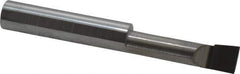 Accupro - 0.29" Min Bore Diam, 1.1" Max Bore Depth, 5/16 Shank Diam, Corner Radius Boring Bar - 0.005 to 0.008" Corner Radius, Right Hand Cut, Solid Carbide, Bright Finish - Exact Industrial Supply