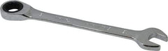 Blackhawk by Proto - 15mm 12 Point Combination Wrench - 7-1/2" OAL, Steel, Chrome Finish - Top Tool & Supply