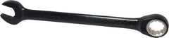 Proto - 18mm 12 Point Combination Wrench - 15° Head Angle, 9-5/16" OAL, Steel, Black Chrome Finish - Top Tool & Supply