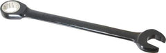 Proto - 3/4" 12 Point Combination Wrench - 15° Head Angle, 9-3/4" OAL, Steel, Black Chrome Finish - Top Tool & Supply