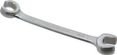 Proto - 9/16 x 9/16", Satin Finish, Combination Flare Nut Wrench - 12 Points, 6-15/16" OAL, Steel, Double End Head - Top Tool & Supply