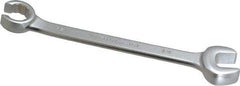 Proto - 5/8 x 5/8", Satin Finish, Combination Flare Nut Wrench - 12 Points, 7-5/8" OAL, Steel, Double End Head - Top Tool & Supply