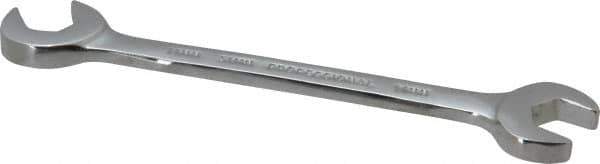 Proto - 11mm Standard Open End Wrench - 5" OAL, Double End, Chrome Finish, 15° & 60° Head Angle - Top Tool & Supply