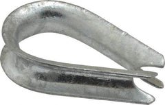 Value Collection - 3/8" Wire Rope Thimble Clip - Steel, Galvanized - Top Tool & Supply