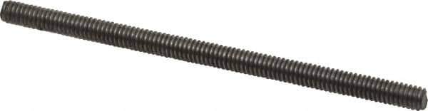 Value Collection - #8-32 3" OAL Fully Threaded Stud - Carbon Steel, Plain Finish - Top Tool & Supply