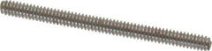 Value Collection - #10-24 2-1/2" OAL Fully Threaded Stud - Carbon Steel, Plain Finish - Top Tool & Supply