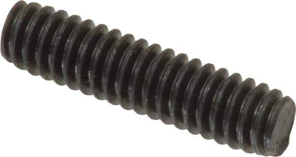 Value Collection - 1/4-20 1" OAL Fully Threaded Stud - Carbon Steel, Plain Finish - Top Tool & Supply