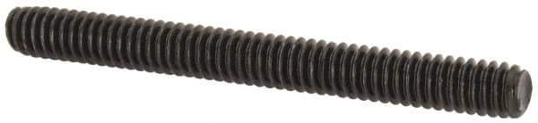 Value Collection - 1/4-20 2-1/2" OAL Fully Threaded Stud - Carbon Steel, Plain Finish - Top Tool & Supply