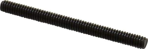 Value Collection - 1/4-20 3" OAL Fully Threaded Stud - Carbon Steel, Plain Finish - Top Tool & Supply