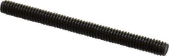 Value Collection - 1/4-20 3" OAL Fully Threaded Stud - Carbon Steel, Plain Finish - Top Tool & Supply